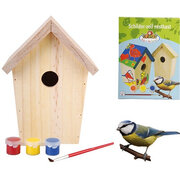 schilder je eigen vogelhuisje