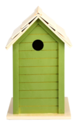 nestkastje lichtgroen vogelhuis