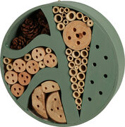 Modern insectenhuis circle green