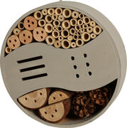 Modern insectenhuis circle grey