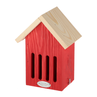 Vlinderhuisje natuurtinten rood