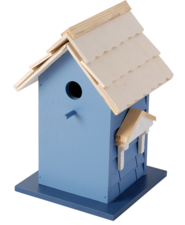 Vogelhuisje Scandinavisch blauw