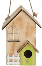Vogelhuisje aan koord groen 2