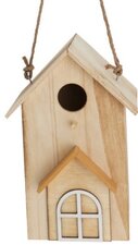 Vogelhuisje aan koord oranje