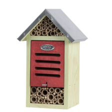 Insectenhotel met rood (28cm)