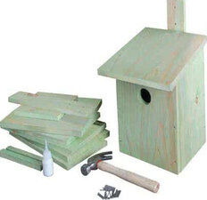 Maak je eigen vogelhuisje (incl. hamer etc.)