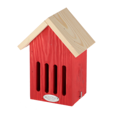 Vlinderhuisje natuurtinten rood